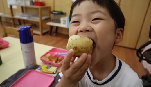 じゃがいもを食べたよ